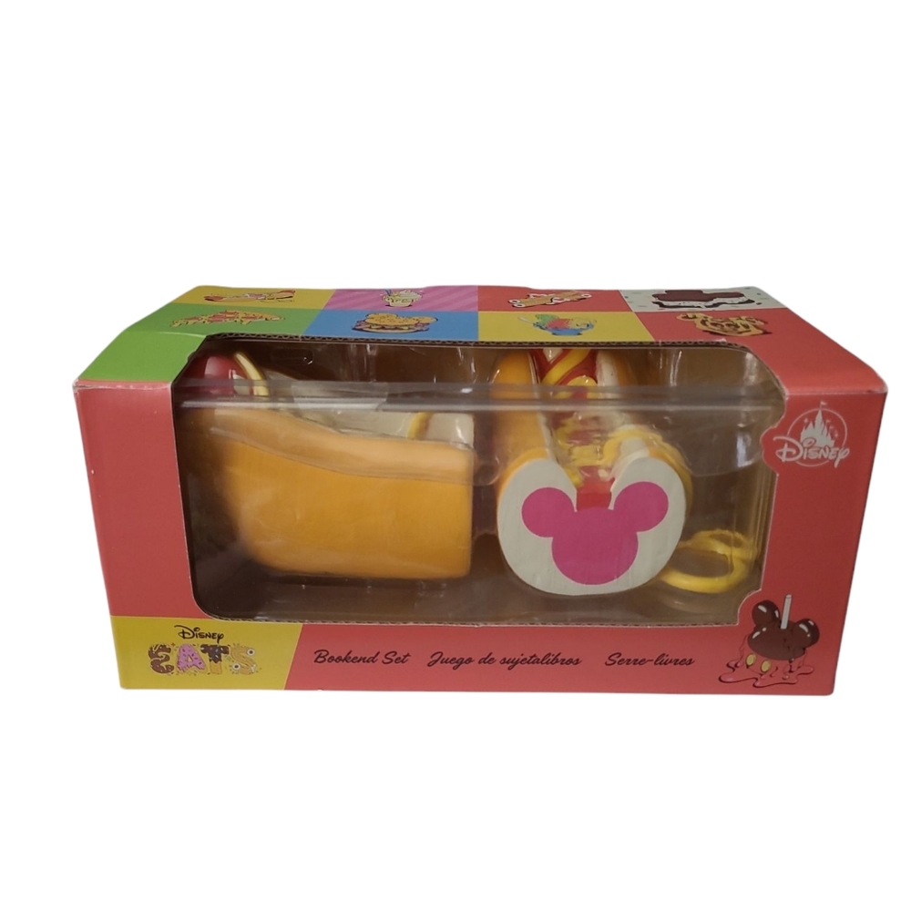 Disney Parks Eats Snacks Collection Mickey Bookends New with Box